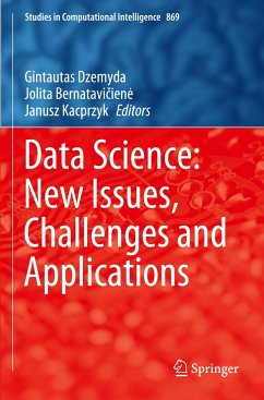 Data Science: New Issues, Challenges and Applications