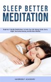Sleep Better Meditation (eBook, ePUB)