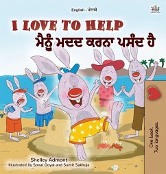I Love to Help (English Punjabi Bilingual Children's Book - Gurmukhi) - Admont, Shelley; Books, Kidkiddos
