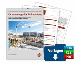 Formularmappe für die Bauleitung, m. 1 Online-Zugang, 2 Teile - Forum Verlag Herkert GmbH
