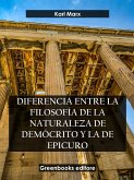 Diferencia entre la filosofía de la naturaleza de Demócrito y la de Epicuro (eBook, ePUB)