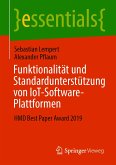 Funktionalität und Standardunterstützung von IoT-Software-Plattformen (eBook, PDF)