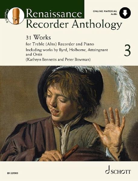 Renaissance Recorder Anthology,, für Sopran-/Alt-Blockflöte und Klavier von  Kathryn Bennetts; Peter Bowman - Noten portofrei bei bücher.de kaufen