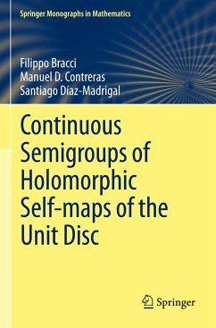 Continuous Semigroups of Holomorphic Self-maps of the Unit Disc - Bracci, Filippo;Contreras, Manuel D.;Díaz-Madrigal, Santiago
