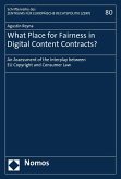 What Place for Fairness in Digital Content Contracts? (eBook, PDF)