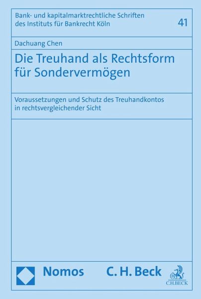 Die Treuhand als Rechtsform für Sondervermögen (eBook, PDF)