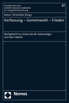 Verfassung - Gemeinwohl - Frieden (eBook, PDF)