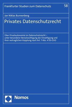 Privates Datenschutzrecht (eBook, PDF) - Bunnenberg, Jan Niklas