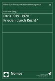 Paris 1919-1920: Frieden durch Recht? (eBook, PDF)