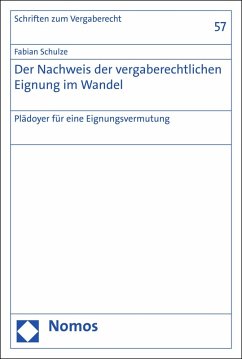 Cover Der Nachweis der vergaberechtlichen Eignung im Wandel (eBook, PDF)