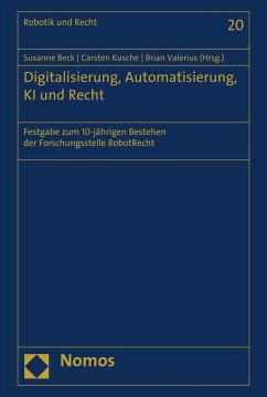 Digitalisierung, Automatisierung, KI und Recht (eBook, PDF)