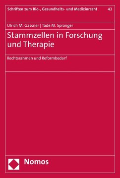 Stammzellen in Forschung und Therapie (eBook, PDF) - Gassner, Ulrich M.; Spranger, Tade M.