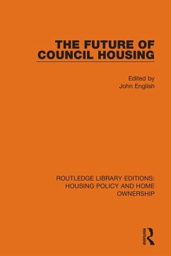 The Future of Council Housing (eBook, ePUB)