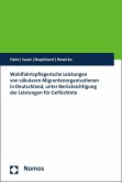 Wohlfahrtspflegerische Leistungen von säkularen Migrantenorganisationen in Deutschland, unter Berücksichtigung der Leistungen für Geflüchtete (eBook, PDF)