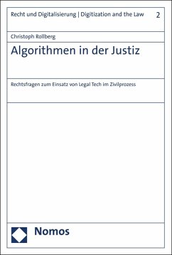 Algorithmen in der Justiz (eBook, PDF) - Rollberg, Christoph