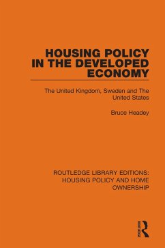Housing Policy in the Developed Economy (eBook, PDF) - Headey, Bruce