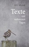 Texte von verlorenen Tagen (eBook, ePUB)