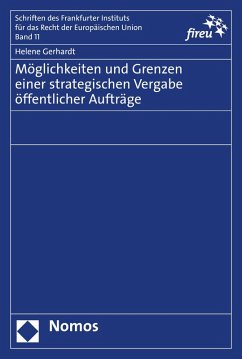 Möglichkeiten und Grenzen einer strategischen Vergabe öffentlicher Aufträge (eBook, PDF) - Gerhardt, Helene