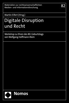 Digitale Disruption und Recht (eBook, PDF)