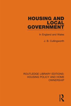 Housing and Local Government (eBook, ePUB) - Cullingworth, J. B.