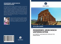 MODERNES GRIECHISCH UNTERRICHTEN - SARRI, STYLIAN