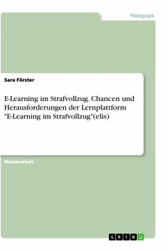 E-Learning im Strafvollzug. Chancen und Herausforderungen der Lernplattform &quote;E-Learning im Strafvollzug&quote;(elis)