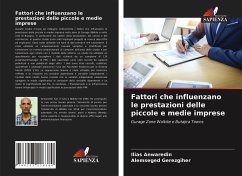 Fattori che influenzano le prestazioni delle piccole e medie imprese - Anwaredin, Ilias;Gerezgiher, Alemseged