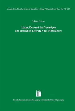Adam, Eva und das Vermögen der deutschen Literatur des Mittelalters - Griese, Sabine
