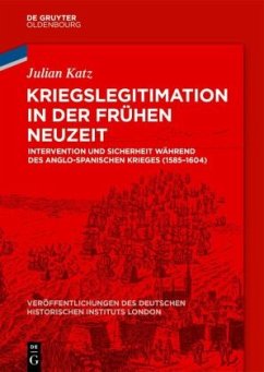 Kriegslegitimation in der Frühen Neuzeit - Katz, Julian