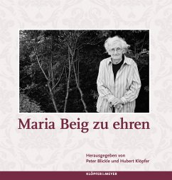 Maria Beig zu ehren (Mängelexemplar)