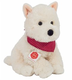 Teddy Hermann 91957 - Westhighlandterrier sitzend, Stofftier, Plüschtier, 30cm