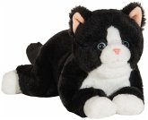 Teddy Hermann 91835 - Schlenkerkatze schwarz, Stofftier, Plüschtier, 30 cm