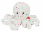 Teddy Hermann 93927 - Oktopus Confetti, Kuscheltier, Plüschtier, 30cm, weiß