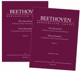 Drei Quartette für Klavier, Violine, Viola und Violoncello WoO 36, Spielpartitur, Stimmensatz, Urtextausgabe, Sammelband Drei Quartette für Klavier, Violine, Viola und Violoncello WoO 36, Spielpartitur, Stimmensatz, Urtextausgabe, Sammelband