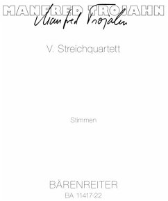 Cover V. Streichquartett (2018), Stimmensatz