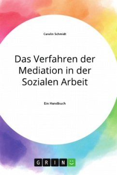 Das Verfahren der Mediation in der Sozialen Arbeit, Konfliktverständnis und Kommunikation - Schmidt, Carolin