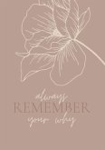 Notizbuch, Bullet Journal, Journal, Planer, Tagebuch &quote;Remember&quote;
