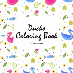 Ducks Coloring Book for Children (8.5x8.5 Coloring Book / Activity Book) - Blake, Sheba