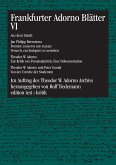 Frankfurter Adorno Blätter VI (eBook, PDF)