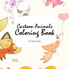 Cartoon Animals Coloring Book for Children (8.5x8.5 Coloring Book / Activity Book) - Blake, Sheba