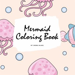 Cover Mermaid Coloring Book for Children (8.5x8.5 Coloring Book / Activity Book)