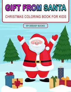 Gift From Santa Coloring Book For Kids - Books, Deeasy