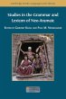 Studies in the Grammar and Lexicon of... - Bild 1
