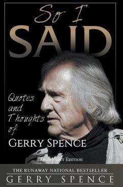 So I Said (LARGE PRINT) - Spence, Gerry