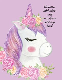 Unicorn alphabet and numbers coloring book - Publishing, Cristie