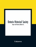 Ontario Historical Society; Papers And Records (Volume V)