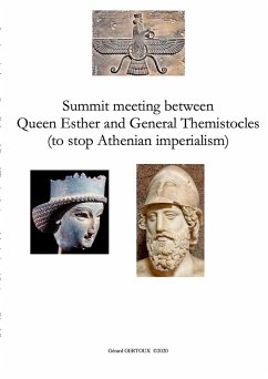 Summit meeting between Queen Esther and General Themistocles (to stop Athenian imperialism) - Gertoux, Gerard