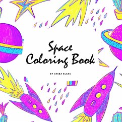 Space Coloring Book for Children (8.5x8.5 Coloring Book / Activity Book) - Blake, Sheba