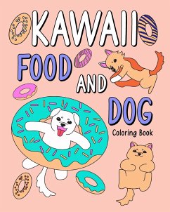 Kawaii Food and Dog Coloring Book - Paperland