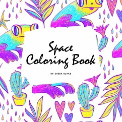 Space Coloring Book for Adults (8.5x8.5 Coloring Book / Activity Book) - Blake, Sheba